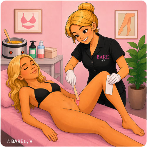 Full body waxing service at Bare By V in Rochester NY